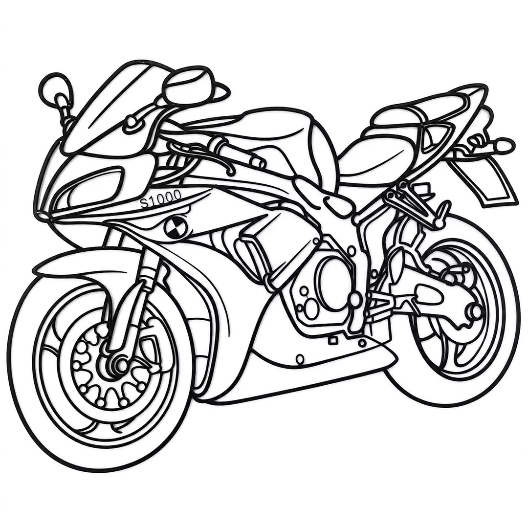 تابلو موتو وال مدل S1000RR