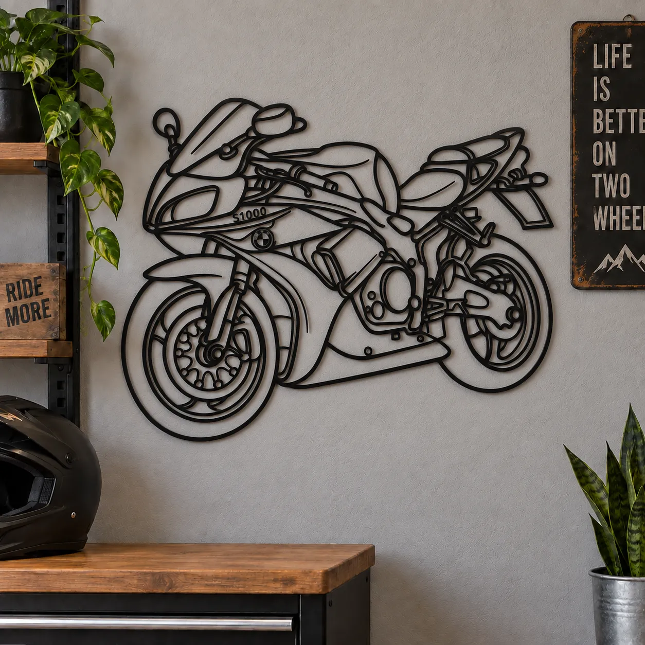 خرید تابلو موتو وال مدل S1000RR از استارسیکلت - عکس