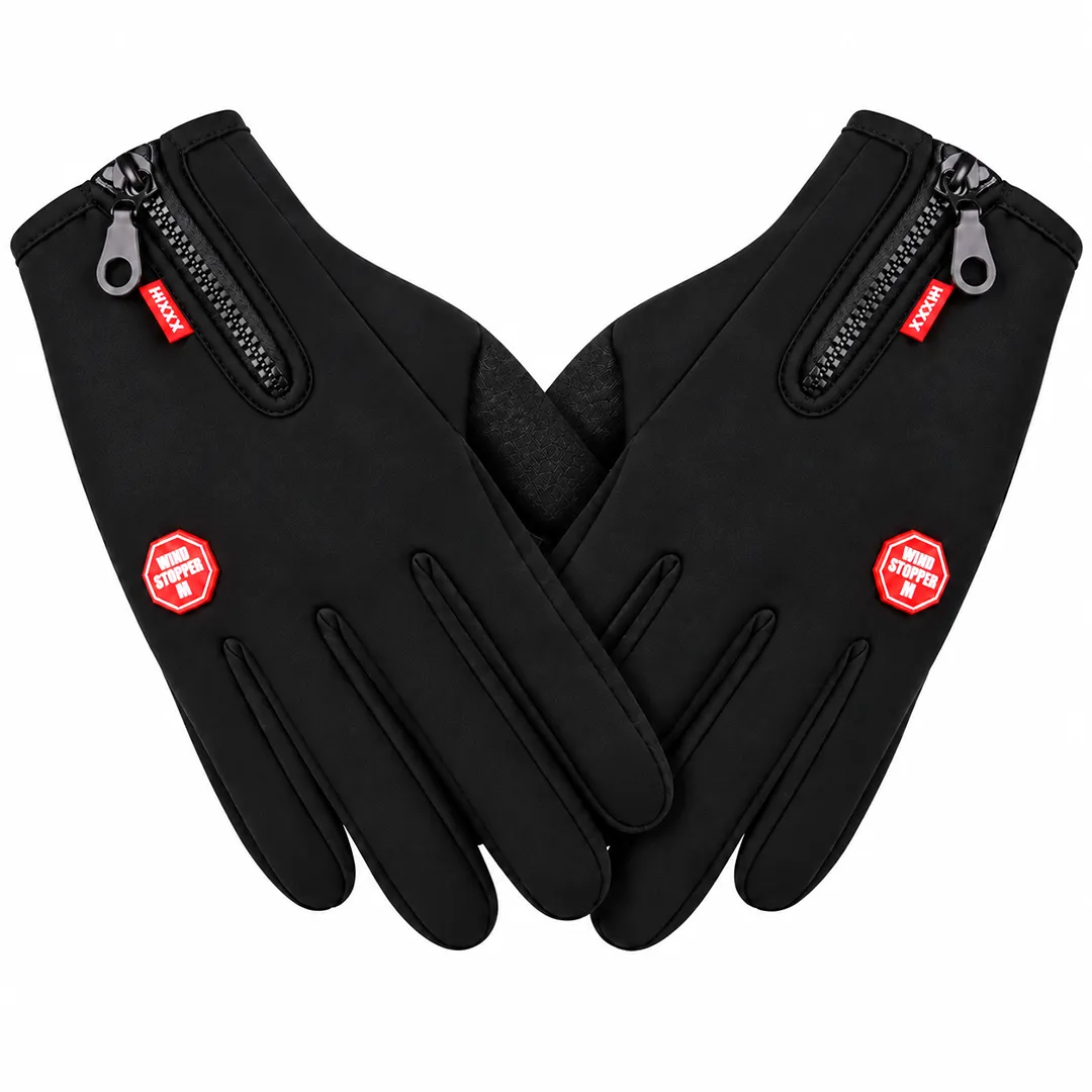 عکس ‏دستکش زمستانی HKXY مدل WINDS STOPPER BLACK