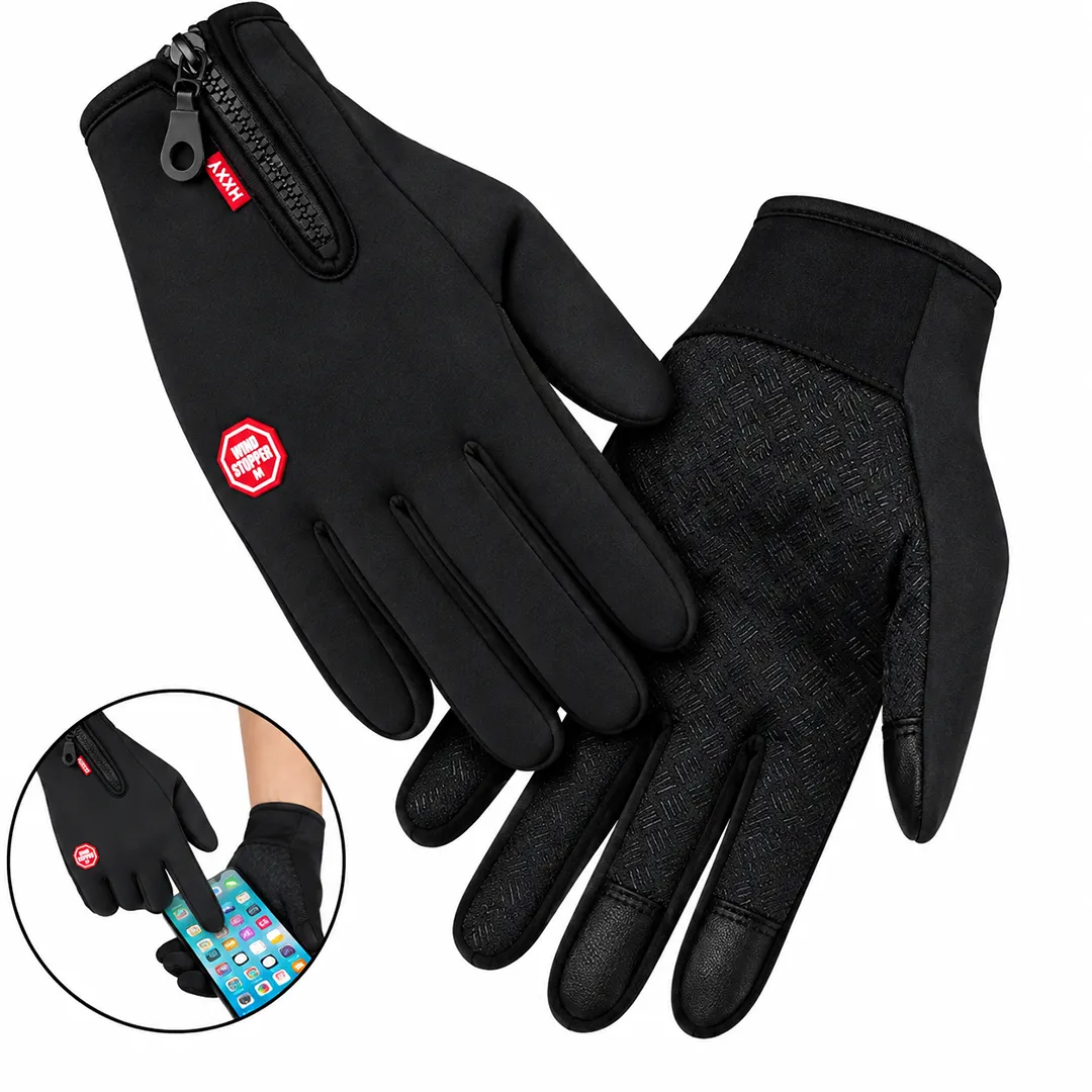 خرید ‏دستکش زمستانی HKXY مدل WINDS STOPPER BLACK