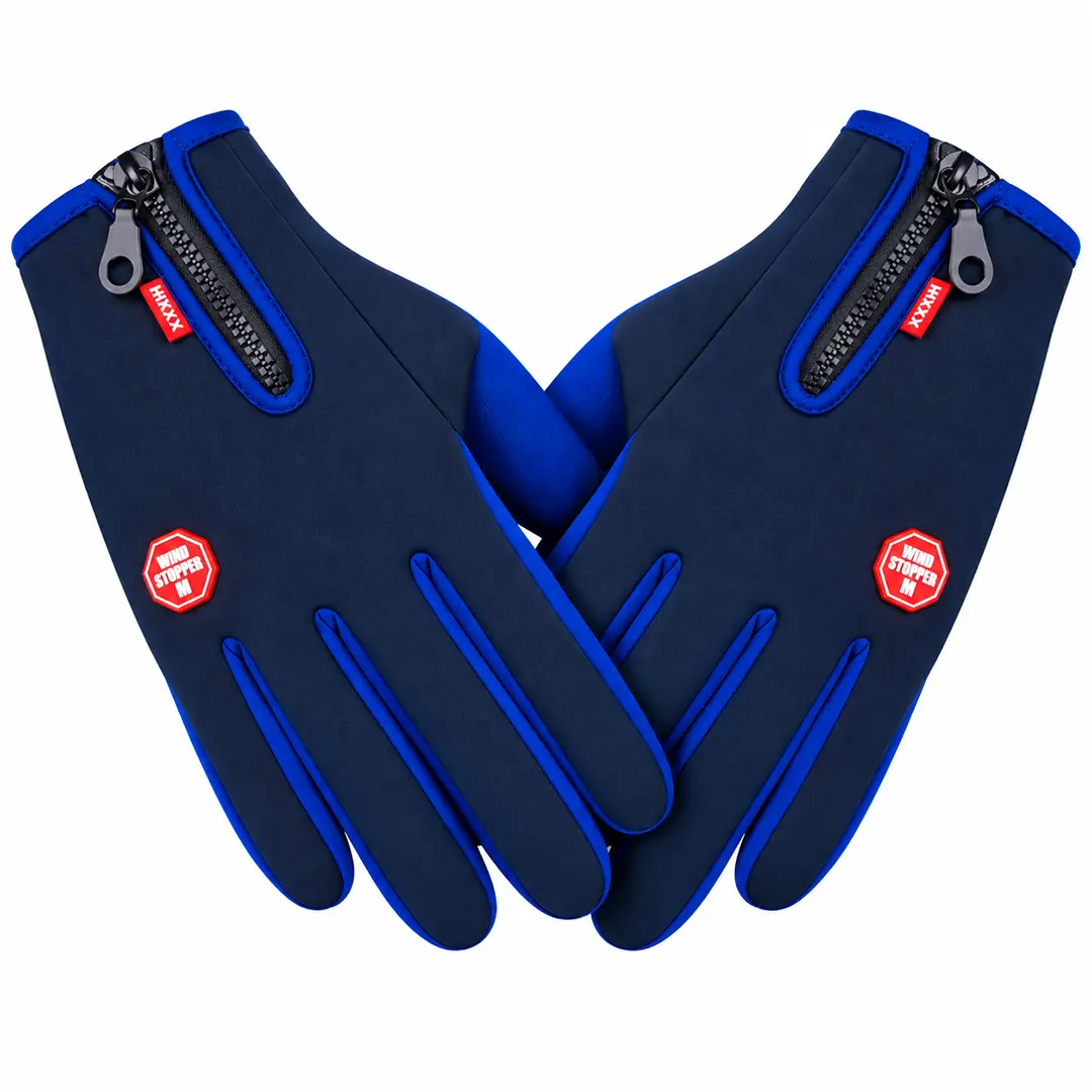 خرید ‏دستکش زمستانی HKXY مدل WINDS STOPPER BLUE