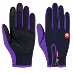 دستکش زمستانی HKXY مدل WINDS STOPPER PURPLE