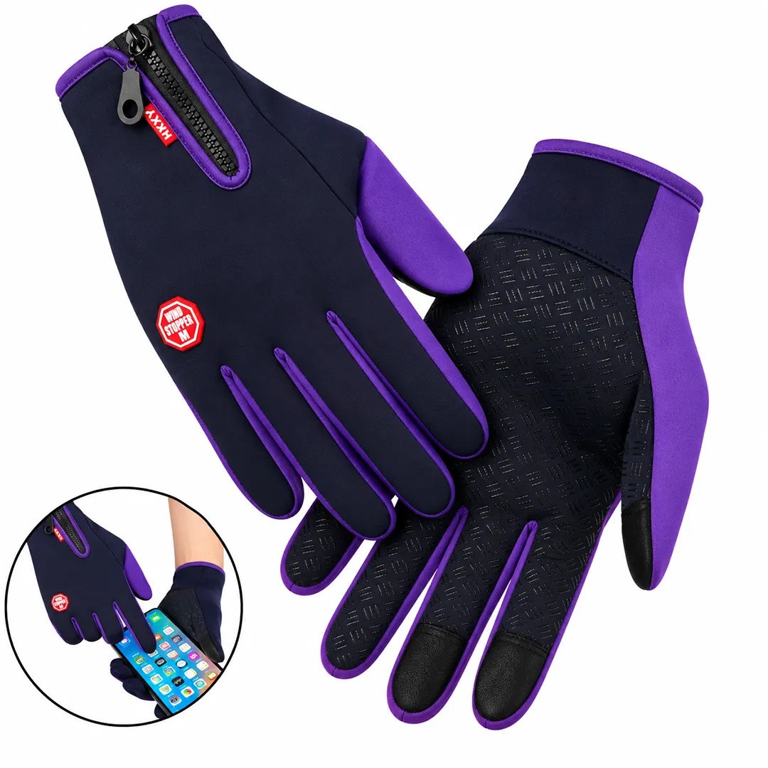 قیمت ‏دستکش زمستانی HKXY مدل WINDS STOPPER PURPLE