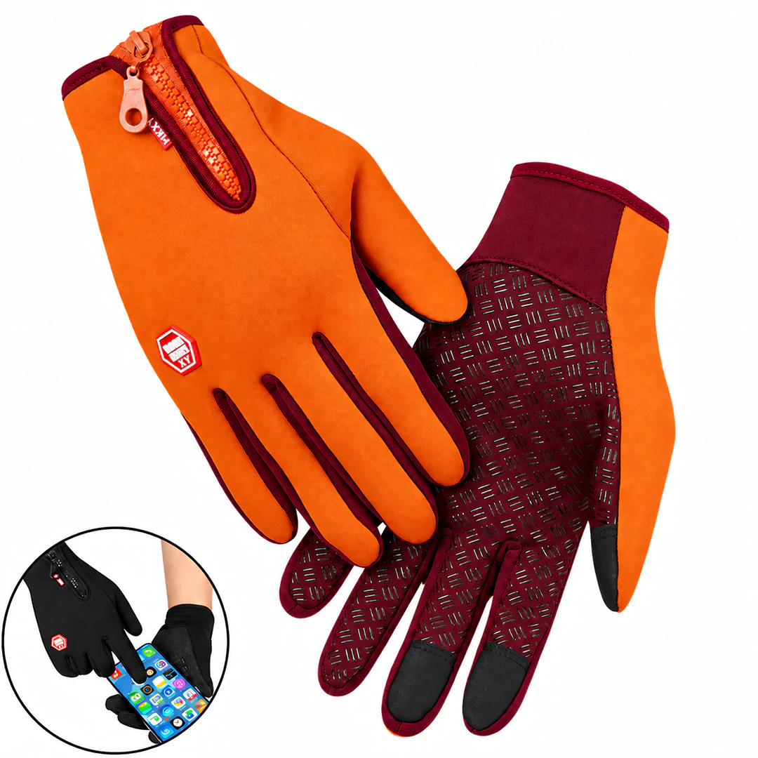 قیمت ‏دستکش زمستانی HKXY مدل WINDS STOPPER ORANGE