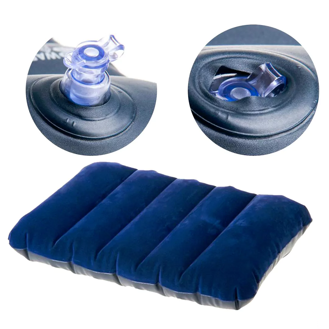 خرید بالشت بادی اینتکس مدل NAVY BLUE
