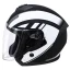 کلاه کاسکت بدون فک DA1 مدل 405MATT BLACK GERAPHIC WHITE