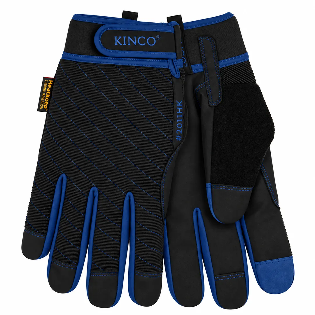 خرید دستکش زمستانی کینکو مدل HEATKEEP BLACK BLUE