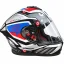 کلاه کاسکت فک ثابت استیل برد مدل SBH57 FIGHTERE MATT BLACK WHITE RED BLUE