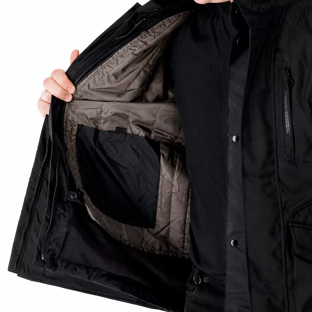 لایه ضد آب کاپشن چهارفصل ریچا مدل BLACK GRAY D30