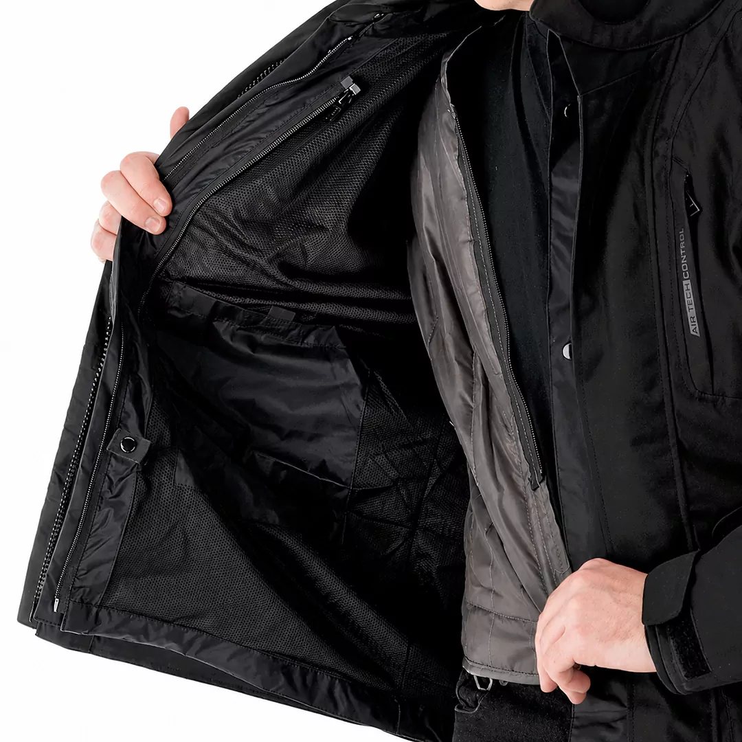 لایه حرارتی کاپشن چهارفصل ریچا مدل BLACK GRAY D30