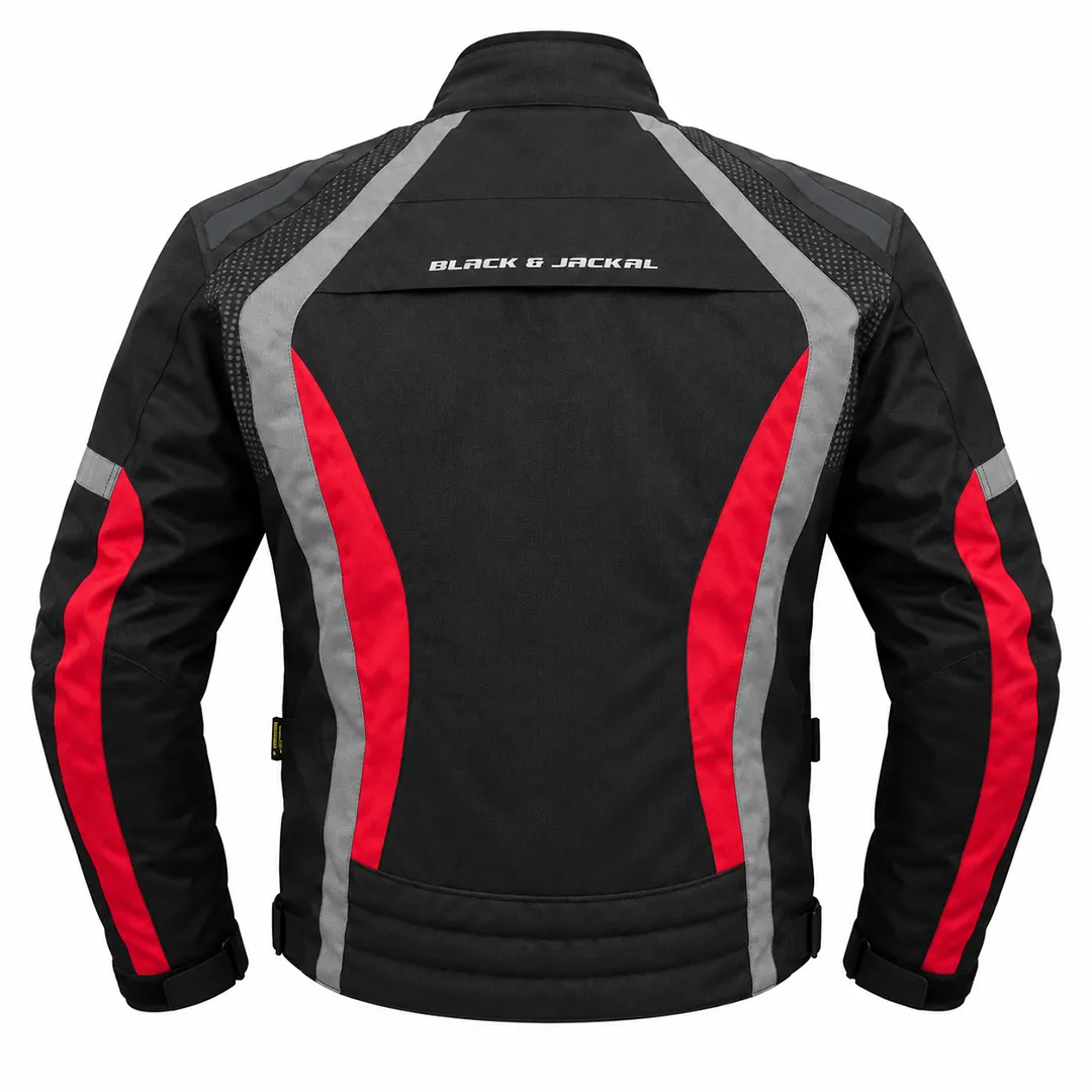 خرید کاپشن زمستانی بلک جکت مدل BLACK GRAY RED