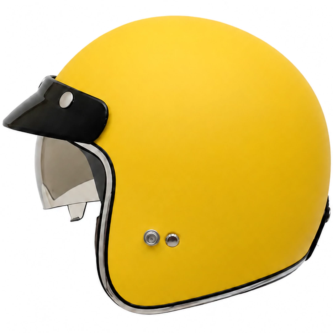 خرید کلاه کاسکت راپیدو مدل 859 وسپایی MATT YELLOW