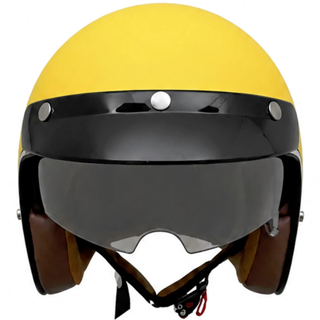 خرید کلاه کاسکت راپیدو مدل 859 وسپایی MATT YELLOW از نمایندگی