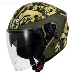 کلاه کاسکت بدون فک راپیدو مدل 878 MATT ARMY GREEN