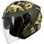 خرید کلاه کاسکت بدون فک راپیدو مدل 878 MATT ARMY GREEN
