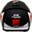 خرید کلاه کاسکت فک متحرک راپیدو مدل 950MATT BLACK WHITE ORANGE از نمایندگی
