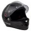 عکس کلاه کاسکت فول متحرک ال اس 2 مدل MATT BLACK GRAY 394 فیبر کربن