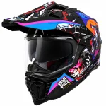 کلاه کاسکت ال اس تو مدل اندرو BLACK PINK Anime MX701 فیبر کربن