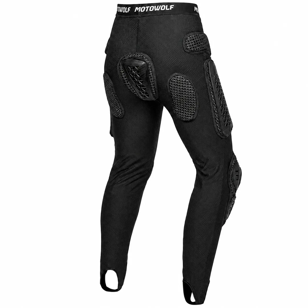 خرید شلوار ضربه گیردار موتورسواری MOTOWOLF مدل BLACK