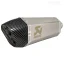 خرید اگزوز آکراپوویچ مدل6گوش 2 لول SILVER CARBON