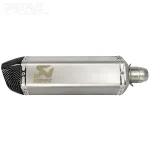 اگزوز آکراپوویچ مدل6گوش 2 لول SILVER CARBON