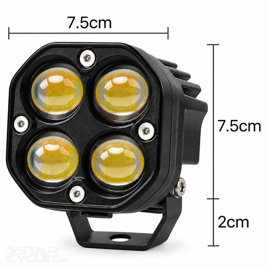 قیمت پروژکتور LED مدل چهار لنز کاور دار پنچ حالته