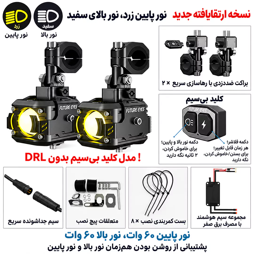 قیمت پرژکتور فیوچرآیز مدل F150 ریموت وایرلس