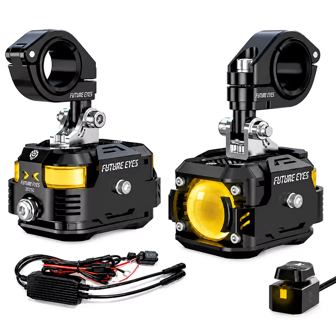 عکس پرژکتور فیوچرآیز مدل F150 Pro Yellow با ریموت سیمی