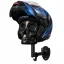 خرید استند کلاه کاسکت موتوزوم مدل Blue Mini Skull