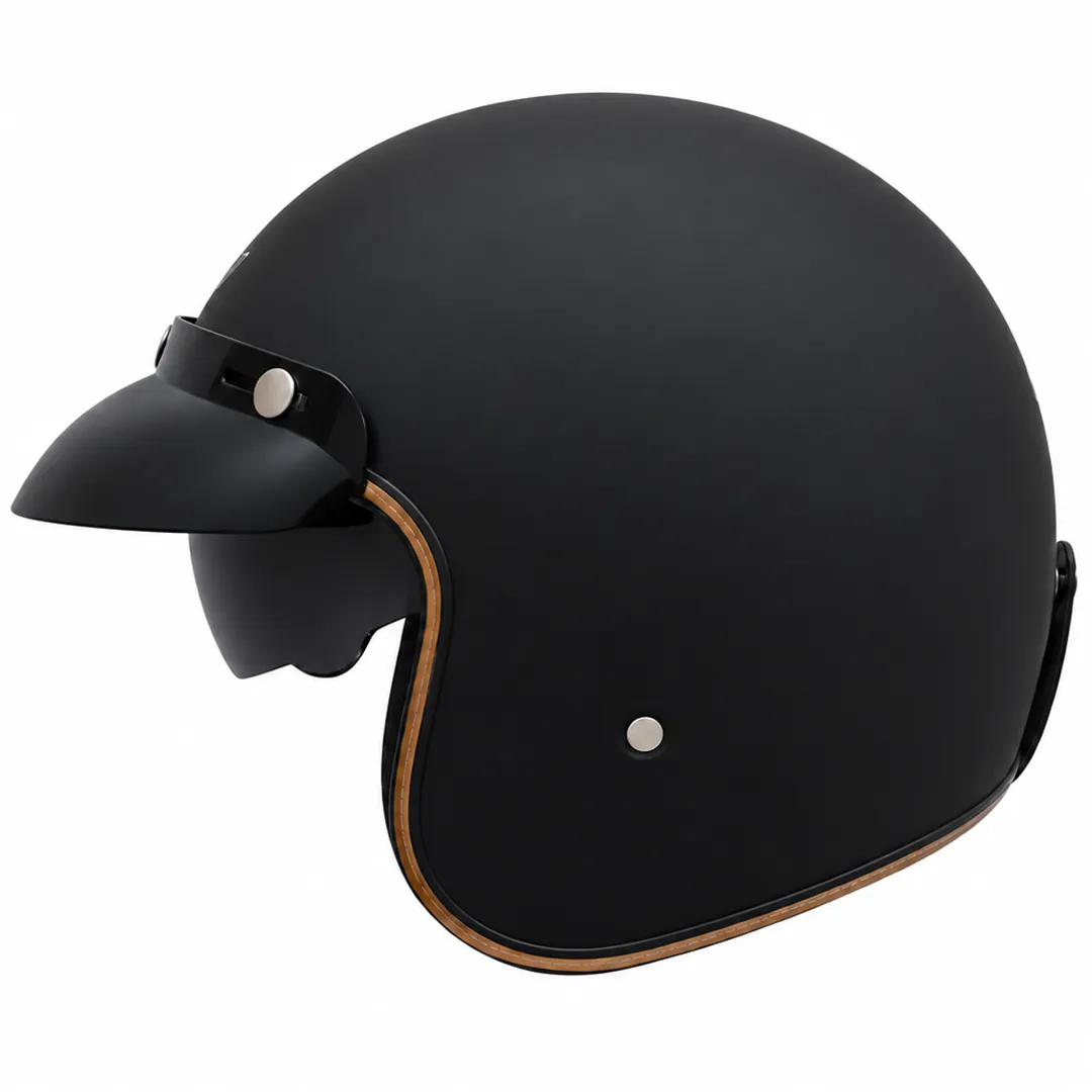 خرید کلاه کاسکت وسپایی دی ای وان مدل 404MATT BLACK