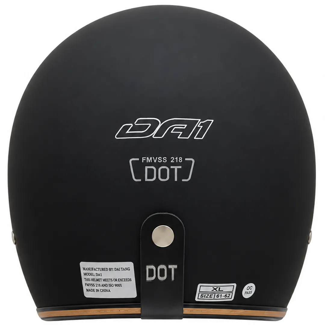 عکس کلاه کاسکت وسپایی دی ای وان مدل 404MATT BLACK