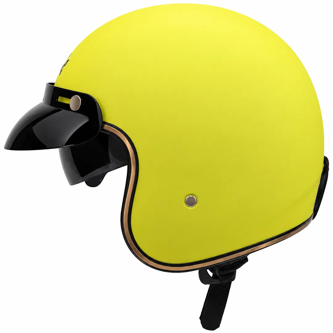 خرید کلاه کاسکت وسپایی دی ای وان مدل 404MATT Yellow
