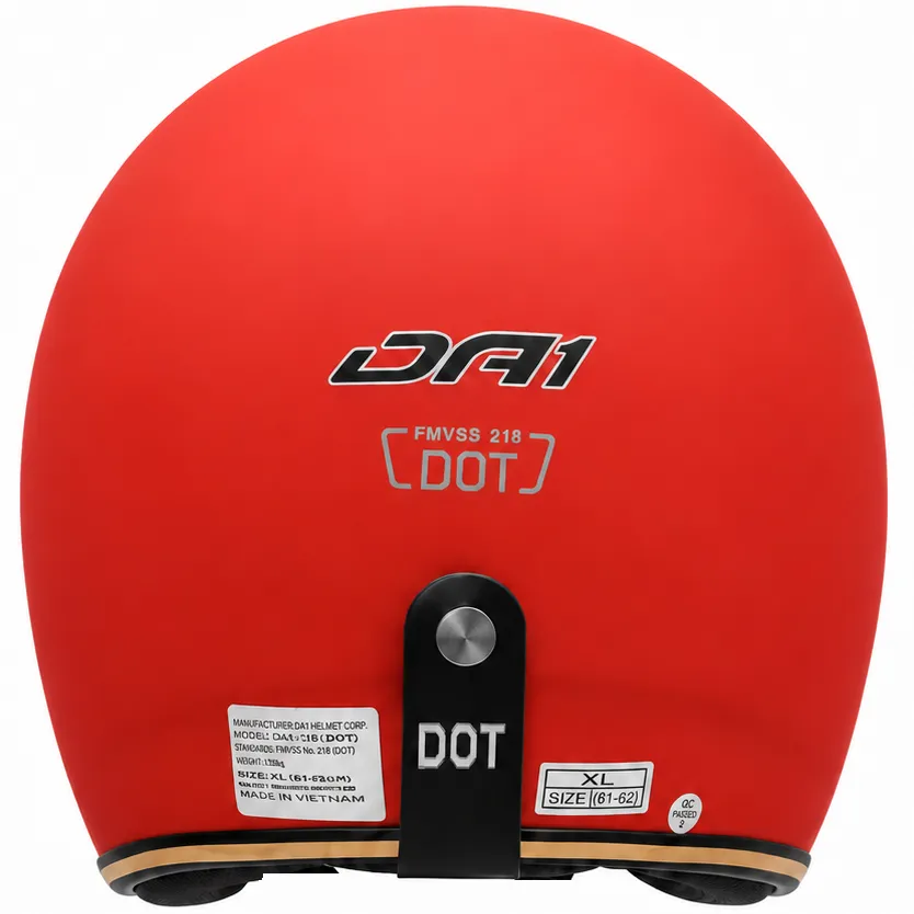عکس کلاه کاسکت وسپایی دی ای وان مدل 404MATT RED
