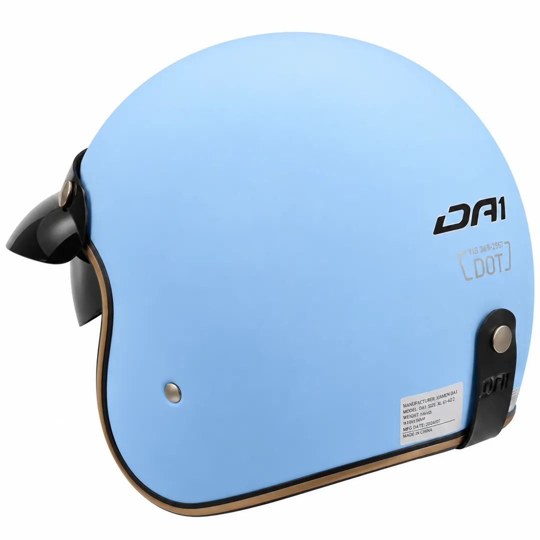 قیمت کلاه کاسکت وسپایی دی ای وان مدل 404MATT BLUE