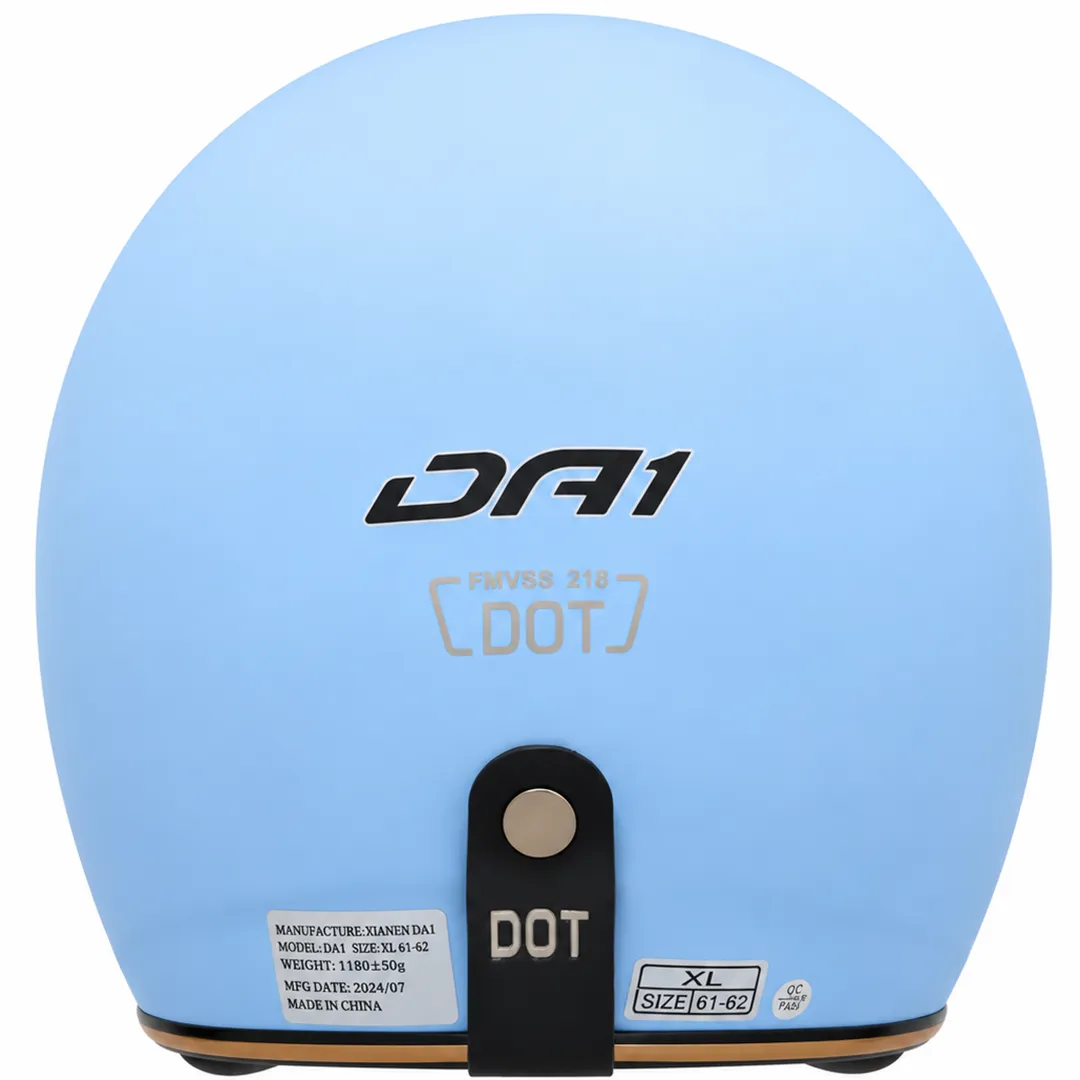 عکس کلاه کاسکت وسپایی دی ای وان مدل 404MATT BLUE