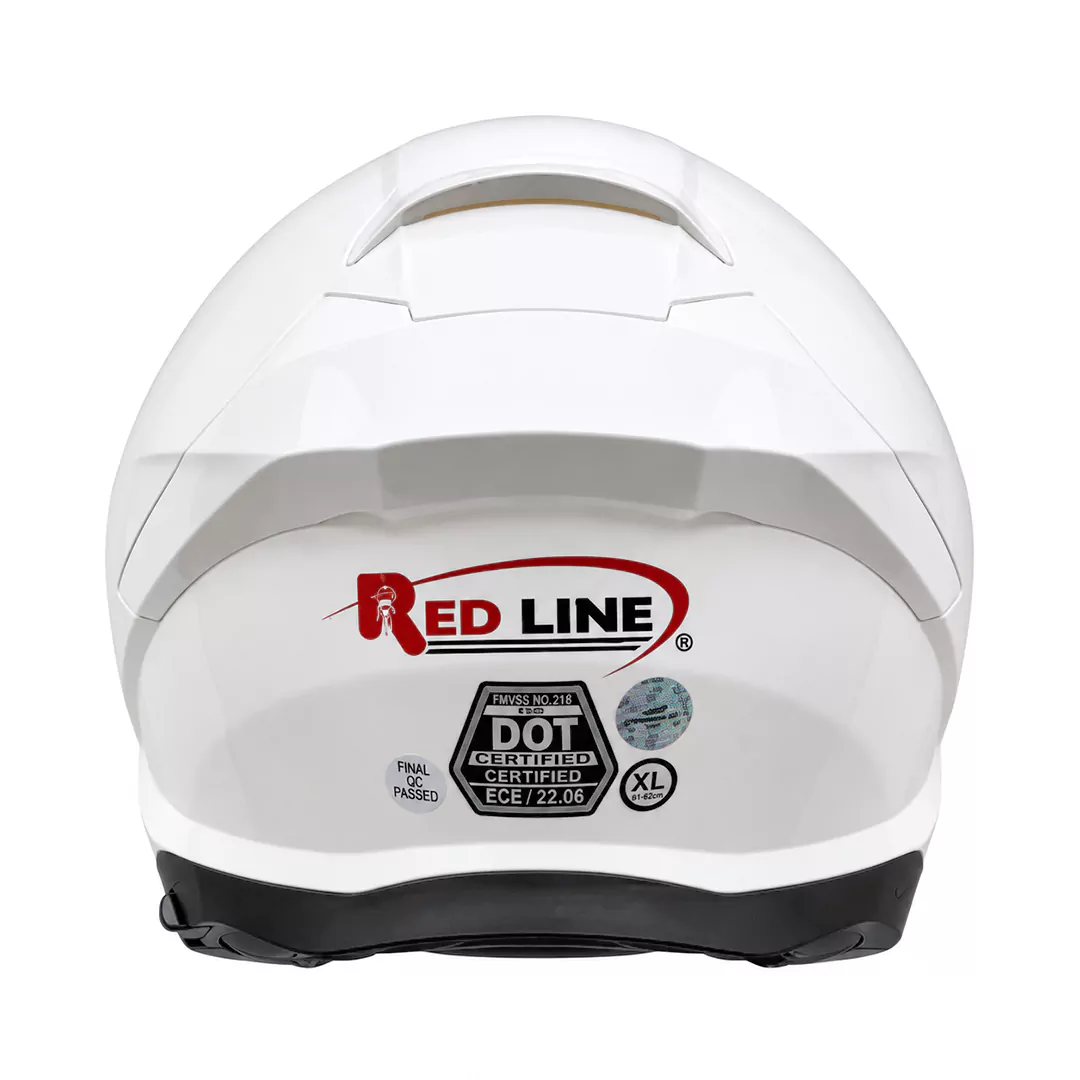 عکس کلاه کاسکت بدون فک ردلاین مدل 3-965 Bright WHITE