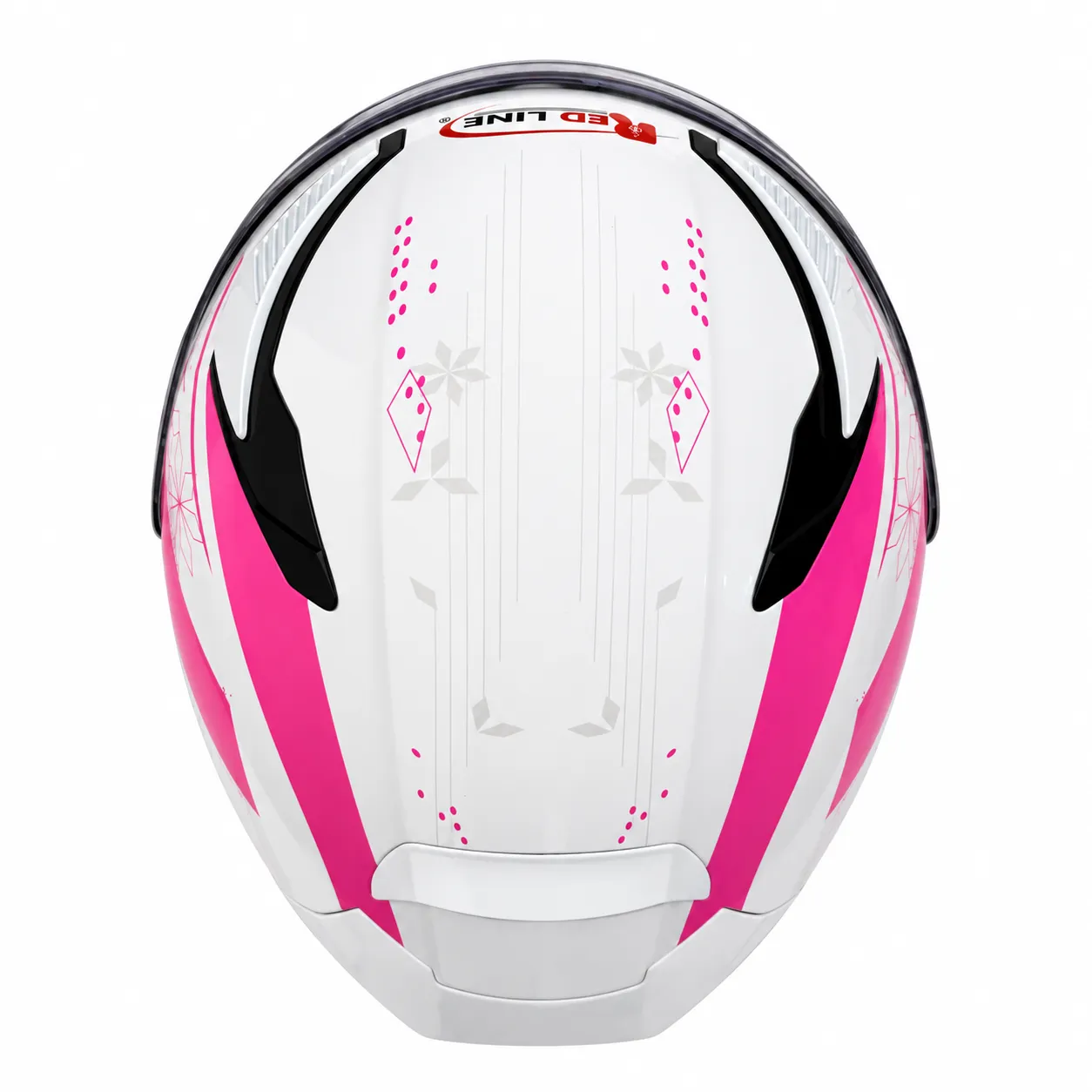 خرید ‏کلاه کاسکت بدون فک ردلاین مدل 16-965 WHITE PINK WIND با قیمت مناسب