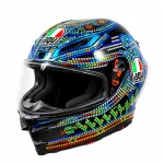 کلاه کاسکت فک ثابت طرح AGV مدل GRAPHITI