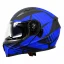 خرید کلاه کاسکت فک متحرک DA1 مدل 105MATT BLACK GRAPHIC BLUE