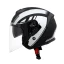 خرید کلاه کاسکت بدون فک DA1 مدل 405MATT BLACK GERAPHIC SILVER