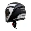 قیمت کلاه کاسکت بدون فک DA1 مدل 405MATT BLACK GERAPHIC SILVER