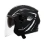 خرید کلاه کاسکت بدون فک DA1 مدل 402MATT BLACK GERAPHIC WHITE