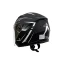 قیمت کلاه کاسکت بدون فک DA1 مدل 402MATT BLACK GRAPHIC SILVER