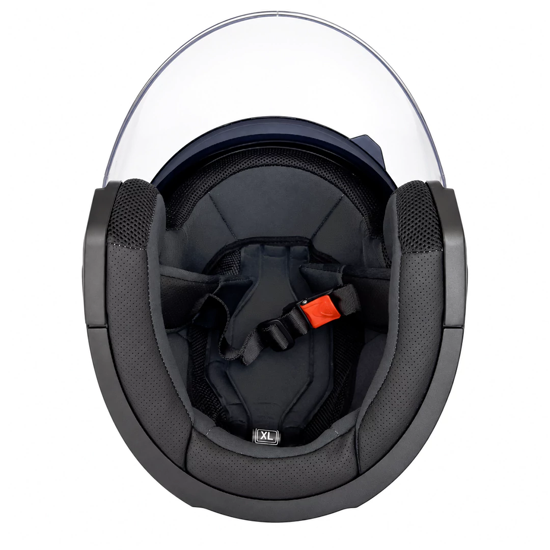 خرید کلاه کاسکت بدون فک DA1 مدل 402MATT BLACK GRAPHIC SILVER با قیمت مناسب