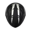 نمای بالا کلاه کاسکت بدون فک DA1 مدل 402MATT BLACK GRAPHIC SILVER
