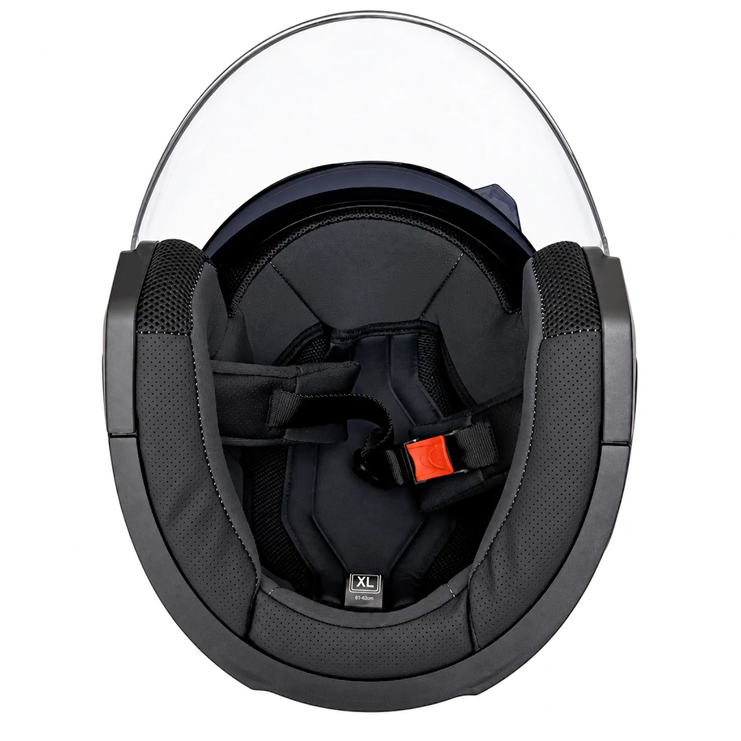 خرید کلاه کاسکت بدون فک DA1 مدل 402MATT BLACK GERAPHIC RED با قیمت مناسب