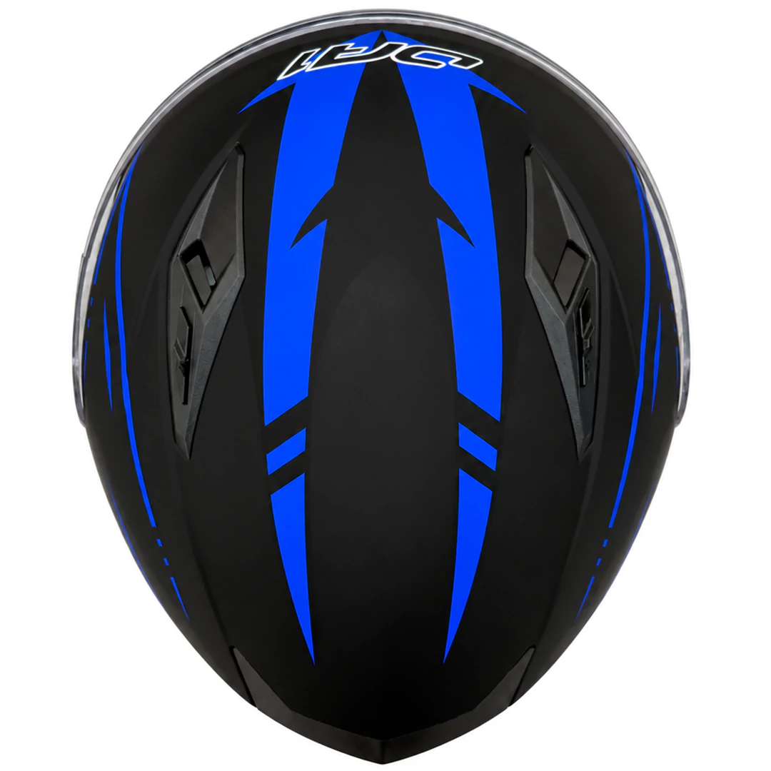 خرید کلاه کاسکت بدون فک DA1 مدل 402MATT BLACK GERAPHIC BLUE با قیمت مناسب