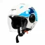 کلاه کاسکت وگا مدل وسپایی بچه گانه WHITE BLUE SHARK
