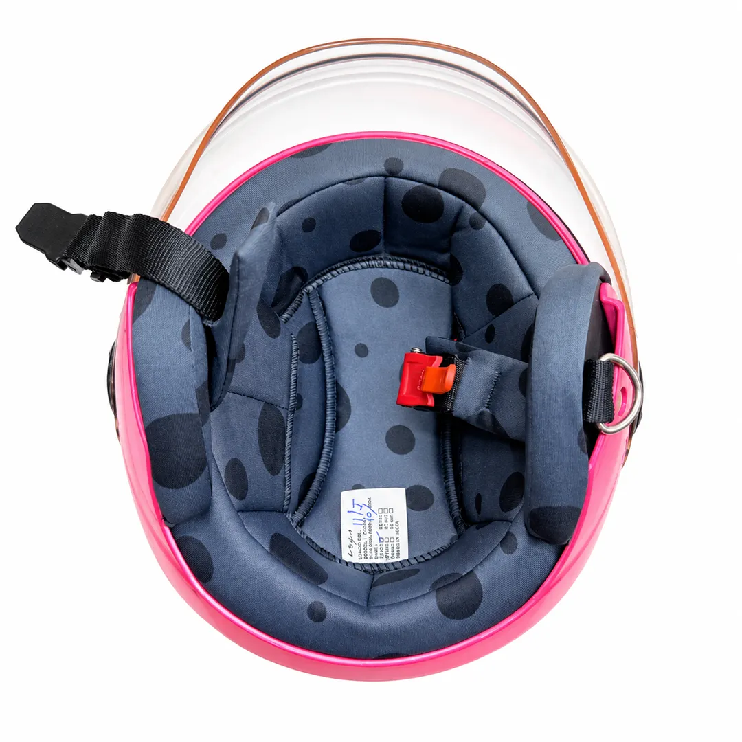 عکس کلاه کاسکت وگا مدل وسپایی بچه گانه PINK PONY