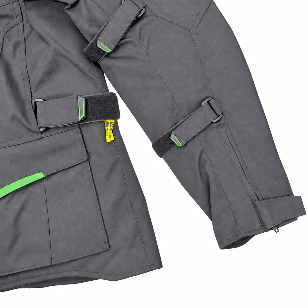خرید کاپشن چهارفصل موتورسواری استیت مدل تورینگ توراگ BLACK GREEN از نمایندگی